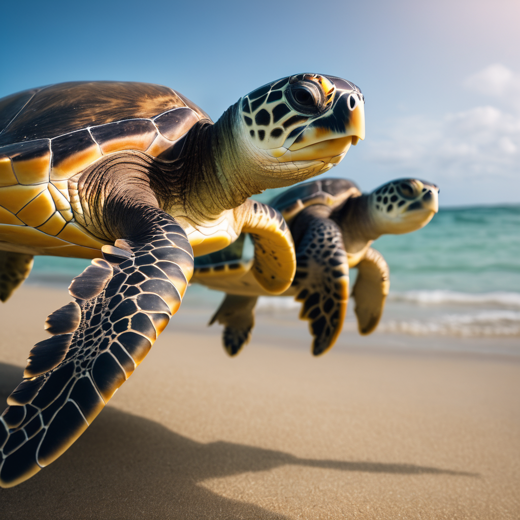 The Mesmerizing Realm of Green Sea Turtles - Nature’s Keepers for Marine Equilibrium