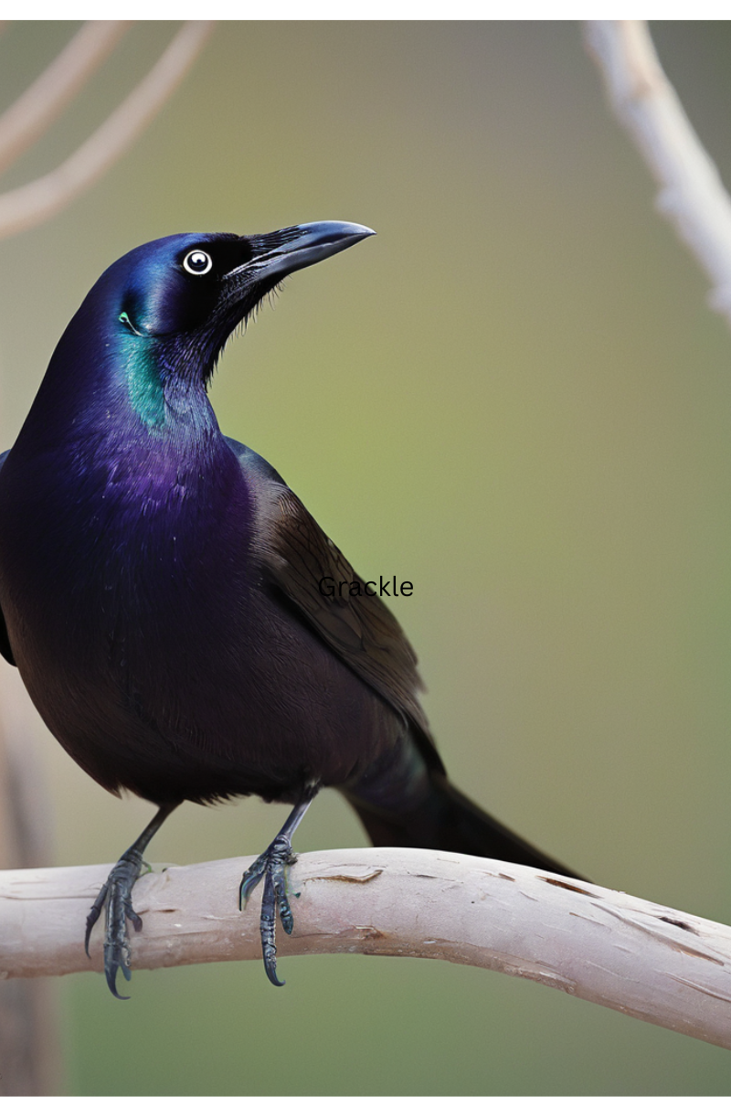 5 different type of birds black birds